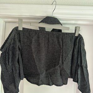 Flynn Skye Off-the-Shoulder Top with Choker